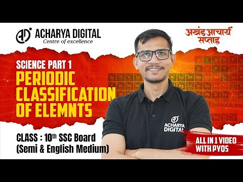 Class 10th | Science 1 | Periodic Classification of Elements