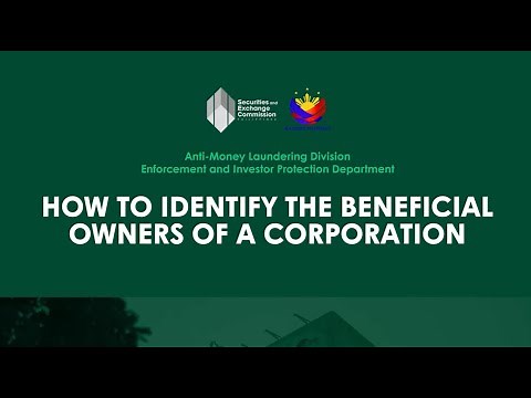 How to Identify the Beneficial Owners of a Corporation? | SEC Philippines