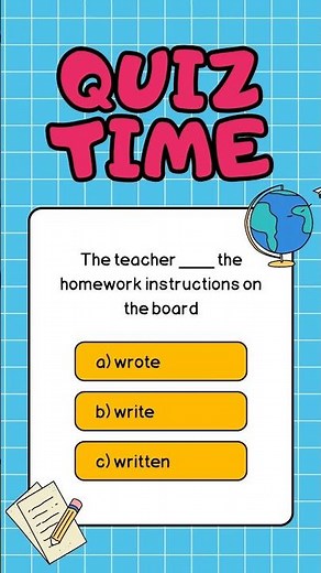 Easy English Quiz | English Grammar Quiz | Grammar Exercise | Verb Quiz | Simple Past Tense Exercise