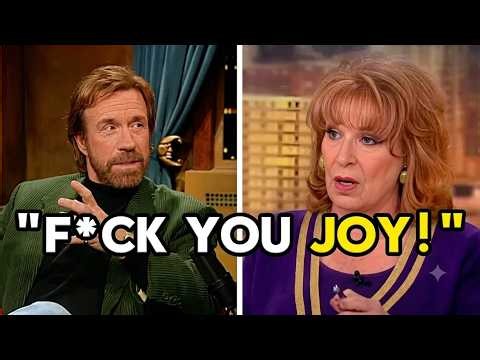 Chuck Norris ERUPTS LIVE On The View After HEATED Clash With Joy Behar
