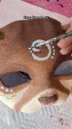 sold! paint an otter mask with me! #furry #animalmask #therian #theriangear #therianthropy #catmask