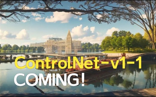 宇宙最强插件更新，AI绘图领域不断趋近生产力工具的插件ControlNet V1.1安装与演示