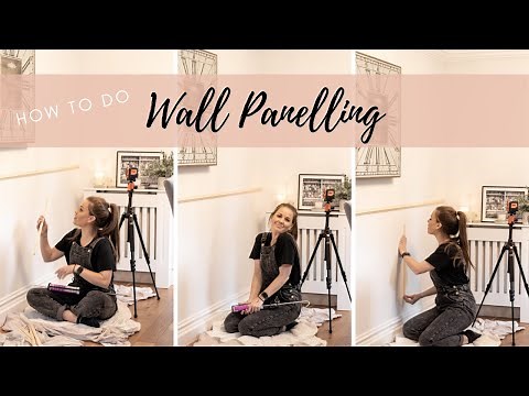 DIY WALL PANELLING Tutorial | Easy How to Guide | VLOG | BeYouBloom