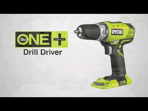 Ryobi ONE+ 18V Drill Driver Introduction video