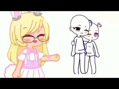 a new cute couple pose in (gacha club) 😍😱