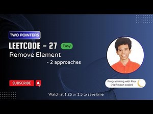 Remove Element | Leetcode 27 | Approach + Code with explanation.