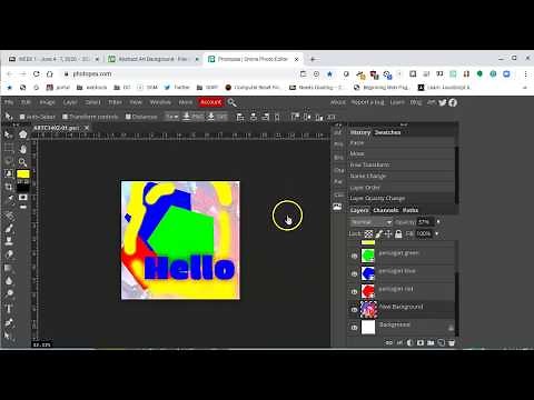 Add a New Background to your Image in Photopea