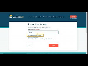 Reset BenefitsCal password