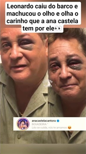 O que NINGUÉM VIU no acidente do Leonardo! #leonardo #anacastela