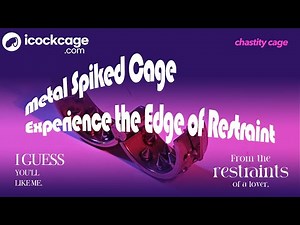 Metal Spiked Cage: Experience the Edge of Restraint.