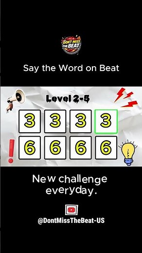 Can You Beat ? The Impossible Rhythm Challenge #beatchallenge #challenge #shorts