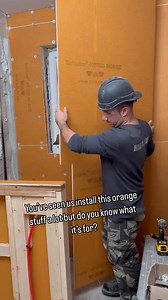 319K views · 1.2K reactions | You always see us install this orange stuff on our projects and it's a crucial step in any bathroom renovation project. But do you know what it is and why it's important? #schluter_partner | Mike Holmes | Facebook