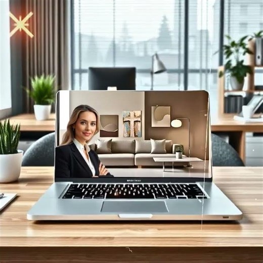 Modern Christian Zoom Background, Professional Virtual Meeting Backdrop Work Online Presentations