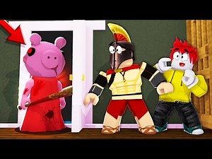 IMPOSSIBLE TO ESCAPE PIGGY! 😱 PEPPA PIG IS CHASING US IN GRANNY'S HOUSE 😭 ROBLOX