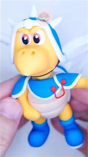 Blue Shell Koopa Fondant Cake Topper - Full tutorial is available on my channel