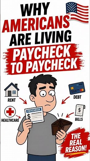 Why Americans Are Living Paycheck to Paycheck 🇺🇸