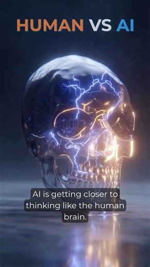 Human vs AI Brain 🤯 | Can AI Think Like Humans? #shorts #youtubeshorts