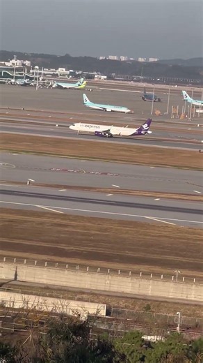 홍콩익스프레스항공 A321neo 인천국제공항 RWY34R 이륙 HK Express A321neo taking off from ICN RWY34R #shorts