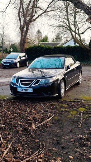 A modern-day classic Saab 9-3 Convertible.