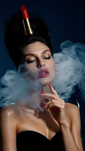 Surreal 80s Glamour | A Hypnotic High-Fashion Dream