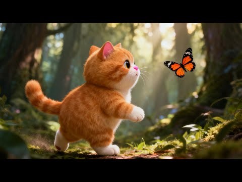 Cute Cat’s First Forest Adventure | Neko Mori’s Little Adventure (Episode 1)