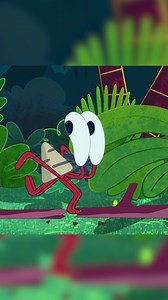 😰 Bernie vs. the Alien #zigandsharko #cartoon #animation #xilam | Zig & Sharko