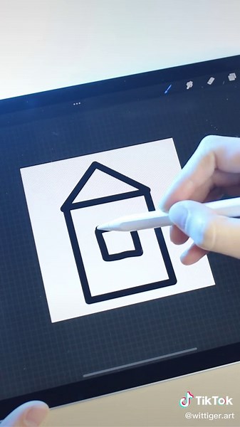 Digital Drawing Process on a Tablet: Step by Step