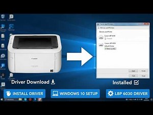 Install Canon LBP 6030 Driver on Windows 10 PC (Step-by-Step)