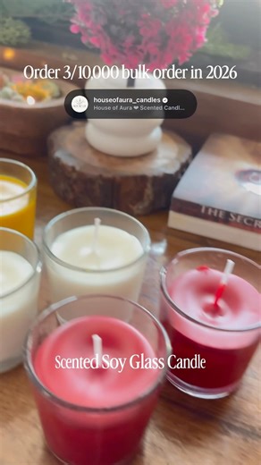 Scented soy wax candle #candles #diy #gifting #candlemaking #homedecor
