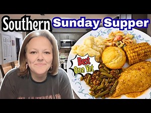 Good Ol’ Southern Sunday Supper | My Family Could NOT Stop Eating This ‼️