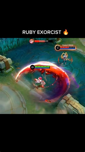RUBY EXORCIST Skin! #moba5v5english #moba5v5pippin #mobalegends5v5