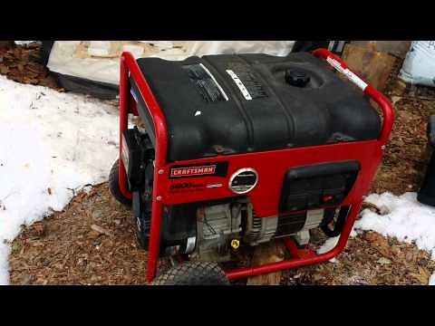 Where is the oil sensor of craftsman generator?