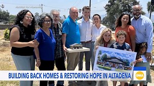 Hard to believe it’s been six months since the deadly southern California wildfires. And this morn we checked in with some of the people we met back in January who are working to rebuild their community in one of the hardest hit areas of Altadena. | Robin Roberts