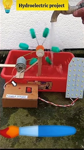water electric generater moter project