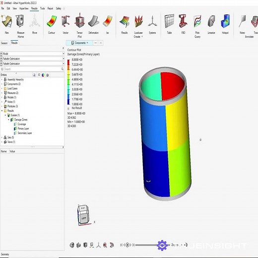 Topology Optimization using Altair OptiStruct #Shorts