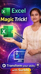 Excel magic trick ✨️#explore #excel share and subscribe ‪@ComputerMasterywithSurbhi‬