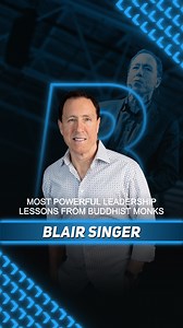 1.1K views · 24 reactions | MOST POWERFUL LEADERSHIPLESSONS FROM BUDDHIST MONKS! For more follow @blair.singer...#business #sales #saleshelp #salestips #lifecoach #salescoach #money #entrepreneur #tedtalk #tips #tricks | Blair Singer | Facebook
