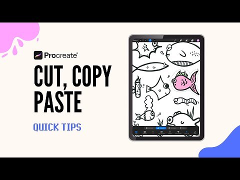 How to Cut, Copy and Paste in Procreate