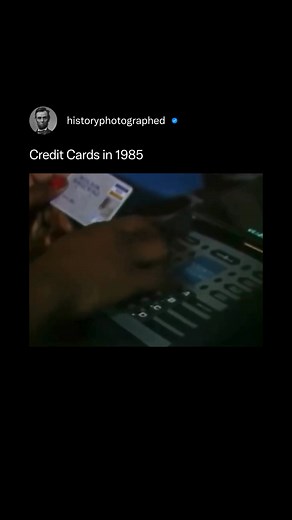 108K views · 1.4K reactions | In 1985, credit cards were moving away from manual "knuckle-buster" imprinting machines toward electronic point-of-sale terminals and the widespread adoption of magnetic stripes. The report also showcased early tests of "smart cards" with embedded chips, a technology considered the future of transaction security. Credit: @cbc | History In Pictures | Facebook
