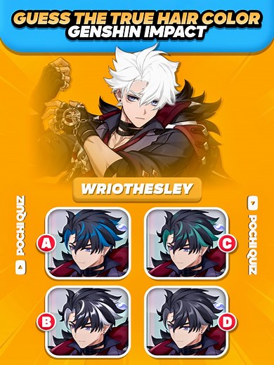 Guess the True Hair Color in Genshin Impact