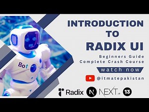Introduction to Radix UI Radix Primitives | Radix ui Tutorial Hindi/Urdu