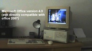 Sounds of the 90’s – old computer and printer starting up #VintageComputing #History #MusicMonday