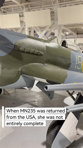 One of the RAF Museum’s most precious items, MN235 was ‘missing a few bits’ when she came home from the USA #warbirds #ww2 #ww2history #hawker #typhoon | Daniel J Wheatcroft