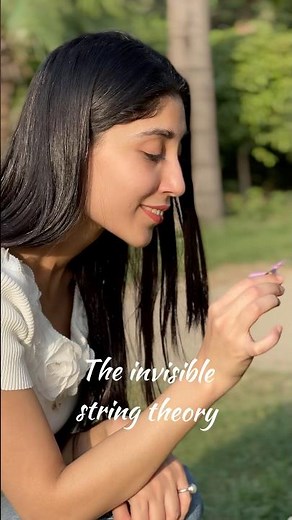 The invisible string theory #stringtheory #love #romantic #shortsfeed #lovestory