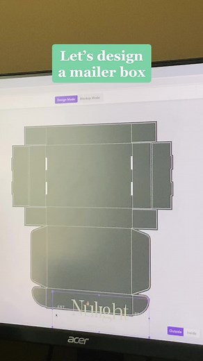 🎨 Let's get creative and design a unique mailer box for Nulight Candles using #pacdora! Best 3D packaging mockup website! #graphicdesign #freelancegraphicdesigner #candlebusiness #graphicdesignersoftiktok #brandingdesign #packaging #packagedesign #packagingdesigner