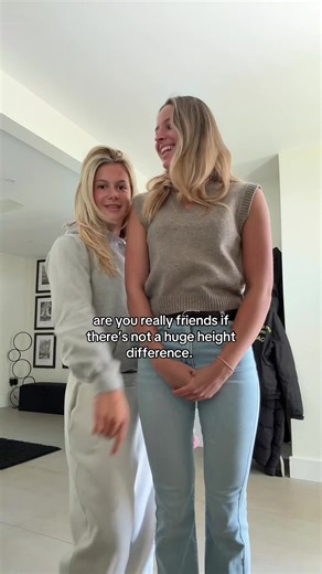 The Height Difference in Friendship
