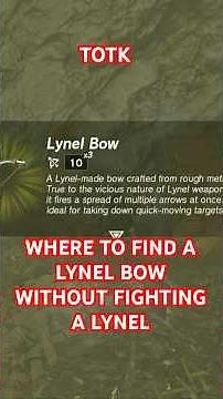 TOTK - Where To Find A Lynel (3 Shot) Bow Without Fighting A Lynel IN Early Game #zelda #totk