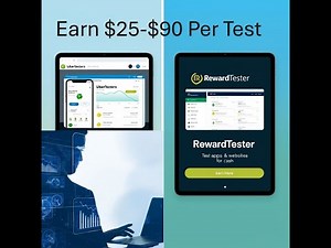 Ubertesters & RewardTester Review | Earn $25-$90 Per Test