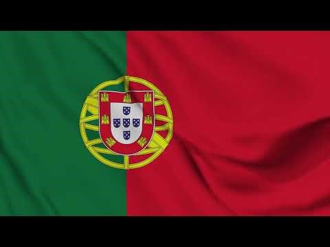 Portugal Flag Waving 4K 🇵🇹 | National Flag Animation