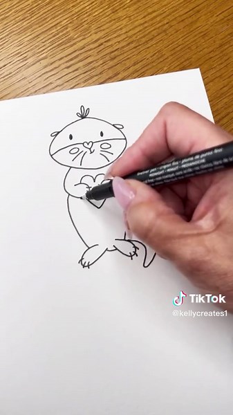 How to Draw an Otter Step by Step